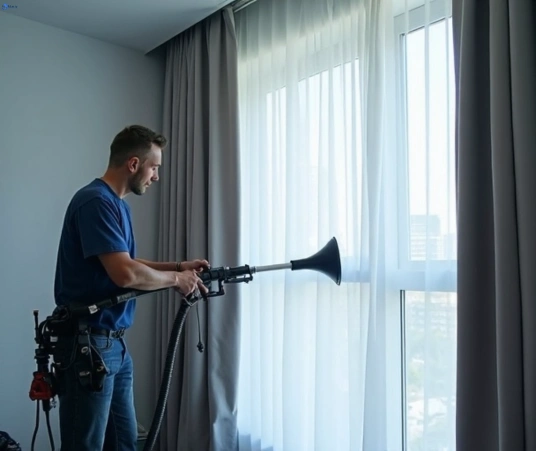 Professional curtain stain removal process equipment Matty Curtain Cleaning whittington-vic